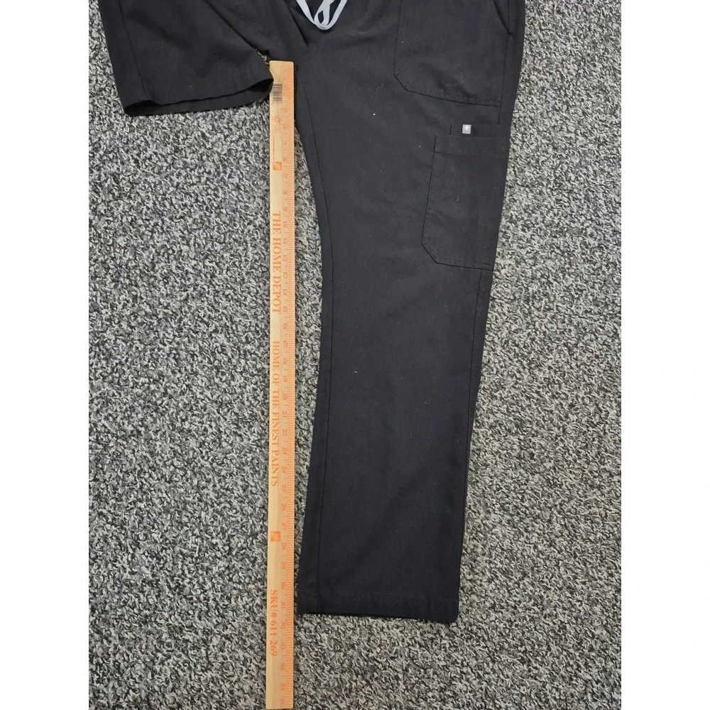 FIGS Technical Collection Cairo Cargo Scrub Pants Black TM3001 Mens‎ XXL